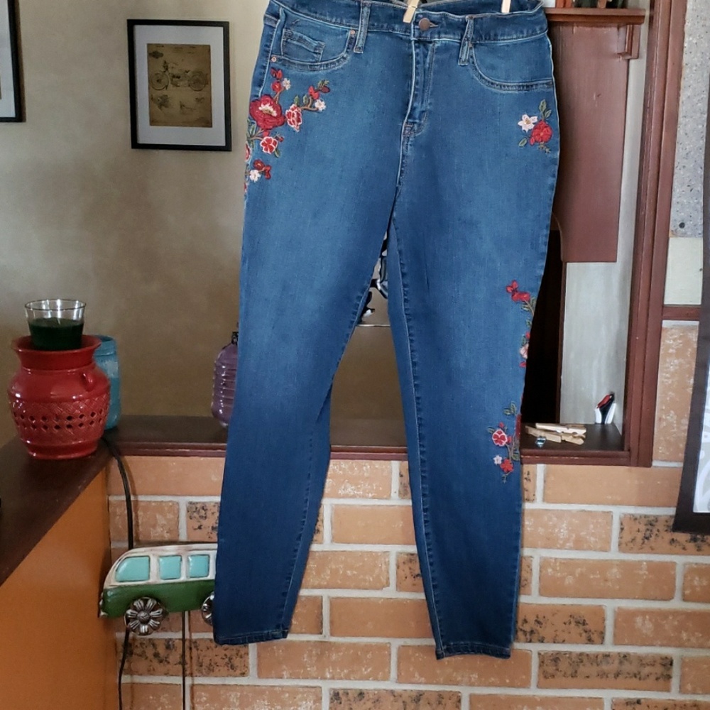 Denim jeggings